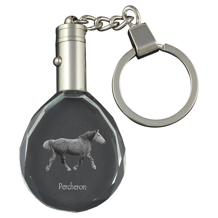 Breloc cu cristale, Art-Dog, breloc cu iluminare, 40x35x10mm, set cadou