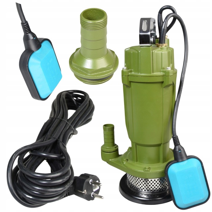 Потопяема помпа ALUVRA MORO 250, 250 W, дебит 1800 л/ч, максимална височина 12 м, пълен комплект с поплавък и връзка 1"