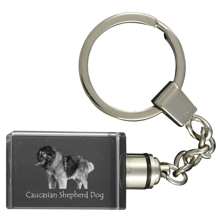 Brelocuri din cristal cu imaginea cainelui, Art-Dog, 20x30x15mm, iluminat, cadou unic