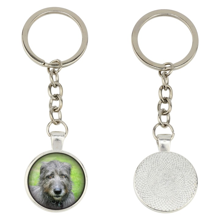 Személyre szabott fotós kulcstartó, Art-Dog, 10x2.5cm, ezüst, díszdobozban