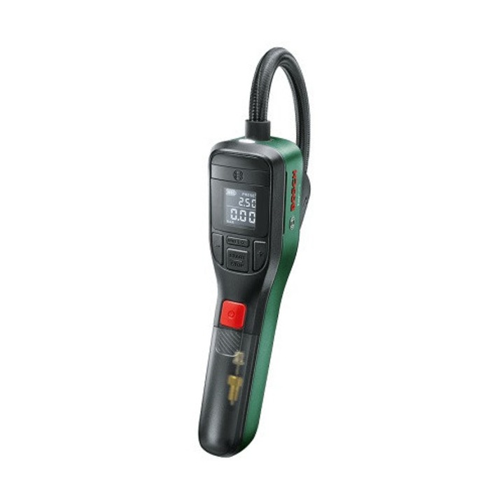 Pompa de umflat Bosch EasyPump, 3.6V, 10 bar, 0.4 kg, 49x215x106 mm