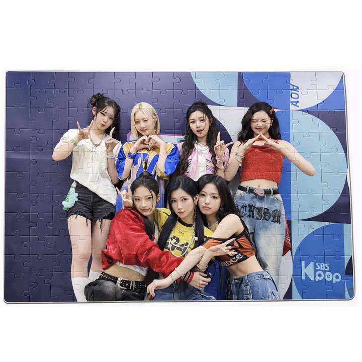 Puzzle personalizat babymonster trupa kpop, 120 piese