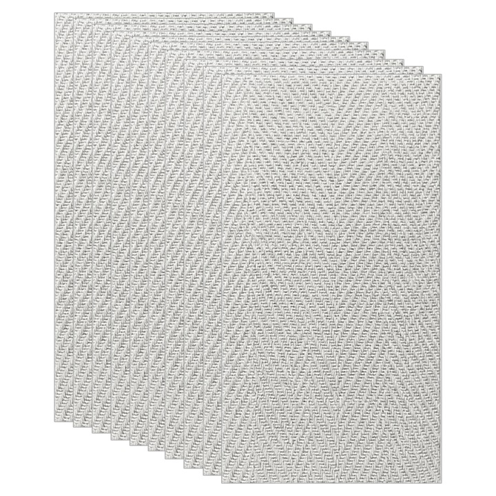 Set 10 x Panouri Decorative de Piatra din Fibrociment Texturat NEXTLY, Soft Stone Skin, Model Chevron, Placi Piatra Pentru Perete, Interior/Exterior, 2-3mm grosime, 7.2mp acoperire, 60x120 cm