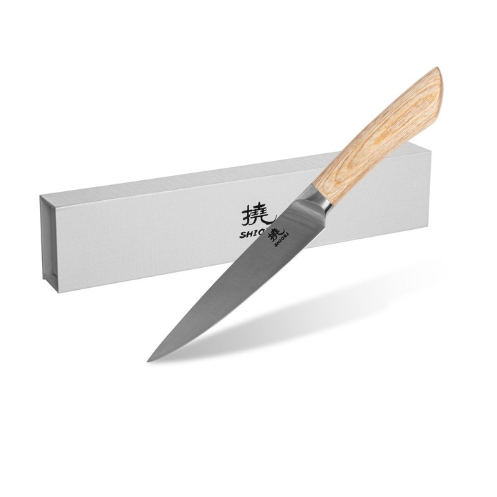 Cutit universal Shiori Shinogi Muro, otel inalt carbon, 13,5cm, 90g