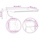 Marchiza retractabila manuala vidaXL, cu led-uri 2, 5 x 2 m