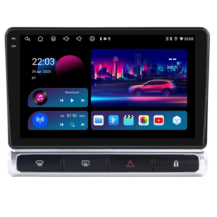 Navigatie PilotOn Citroen C3 2016-2024 9 inch 4GB 64GB 8 CORE