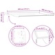 Marchiză retractabilă manuală vidaXL, alb, 4, 5x3m, cu LED-uri solare