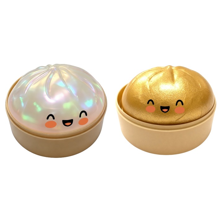 Interaktív játék gyerekeknek, zsemle modell, puha anyag, könnyen tisztítható, többszínű, relaxációhoz.