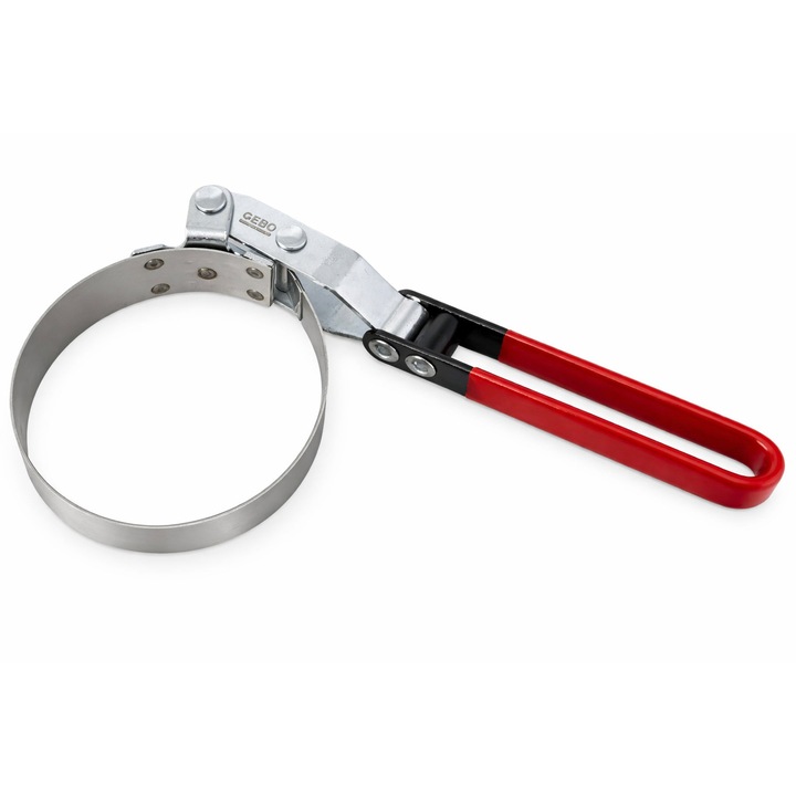 Cheie pentru filtru de ulei cu banda metalica, GEBO TOOLS, 73-85 mm