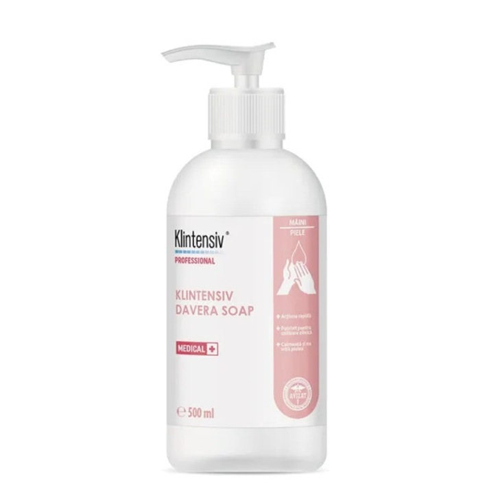 Sapun antimicrobian, Klintensiv Davera Soap, 500 ml