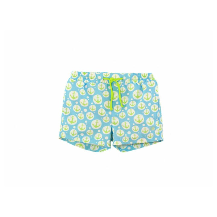 Pantaloni scurti Miranda Albastru cu ancora verde 4-6 ani - Miranda