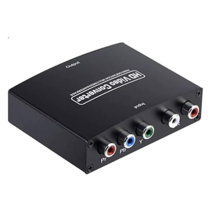 Converter HDMI la YPbPr, 1080p, 5V1A, negru