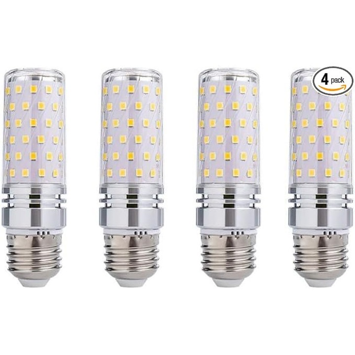 Bec LED corn 16W, 6000K, E26, set de 4 bucati, 85x265V