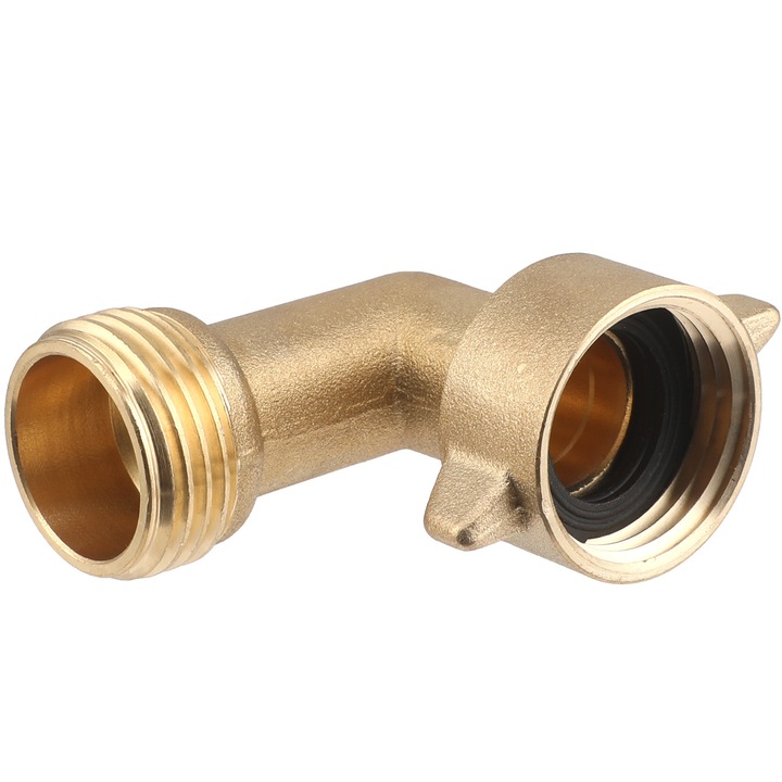 90 fokos könyökcsatlakozó tömlőhöz, korrózióálló, lakóautóhoz