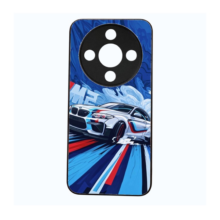 Honor Magic 8 Lite kompatibilis tok, vékony szilikon TPU, Power mintás, ütésálló, kamera és képernyő védelem