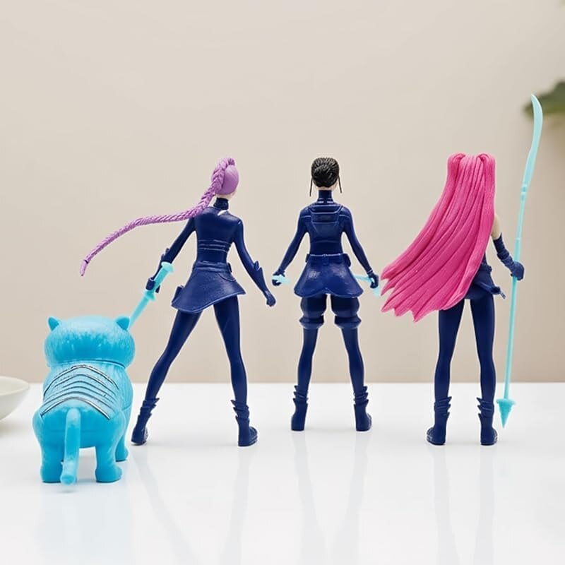 Set Figurine Kpop Demon Hunters, Colectie Completa Derpys, Tiger, Rumi ...
