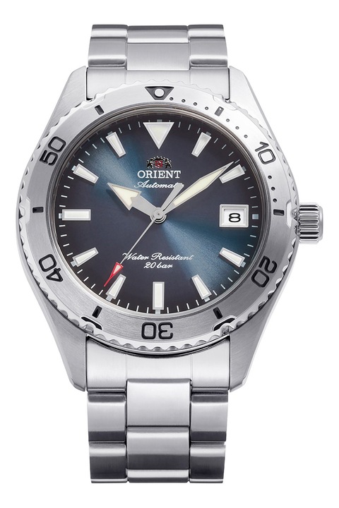 ORIENT, Ceas automatic cu bratara metalica, Argintiu