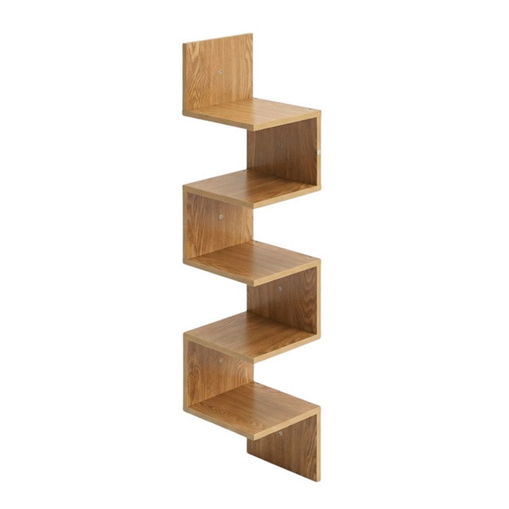 Raft de perete VICO, 22 x 119 cm - maro