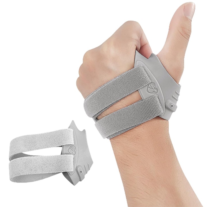 Suport ortopedic pentru degetul mare, orteza pentru artrita, gri, M