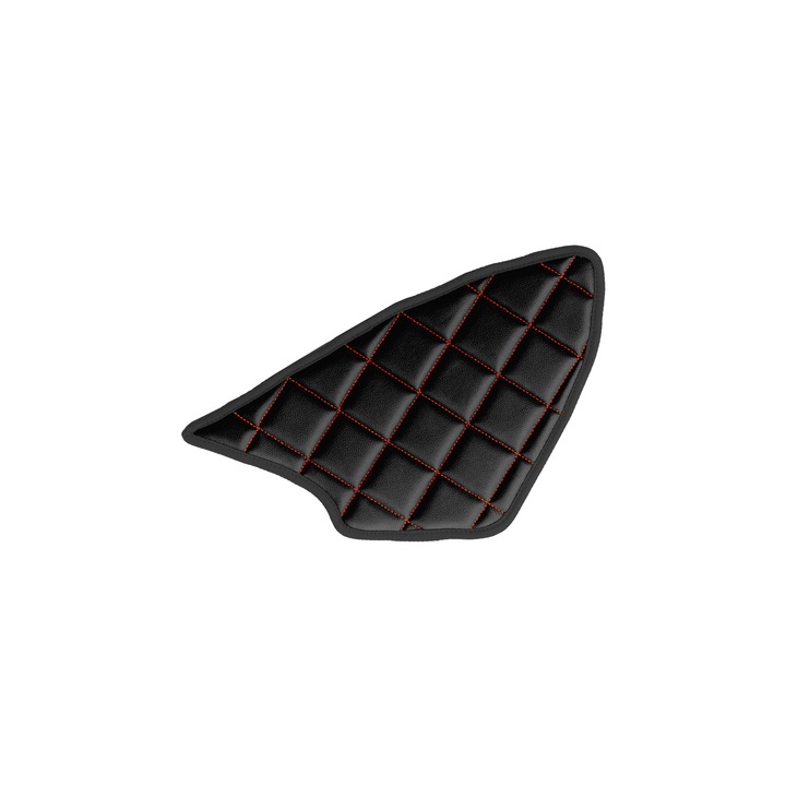 Covorase auto, F-CORE, pentru MERCEDES ACTROS MP 4 01.11-12.18, Doar torpedou, Camion Huse cabina, Negru/Rosu