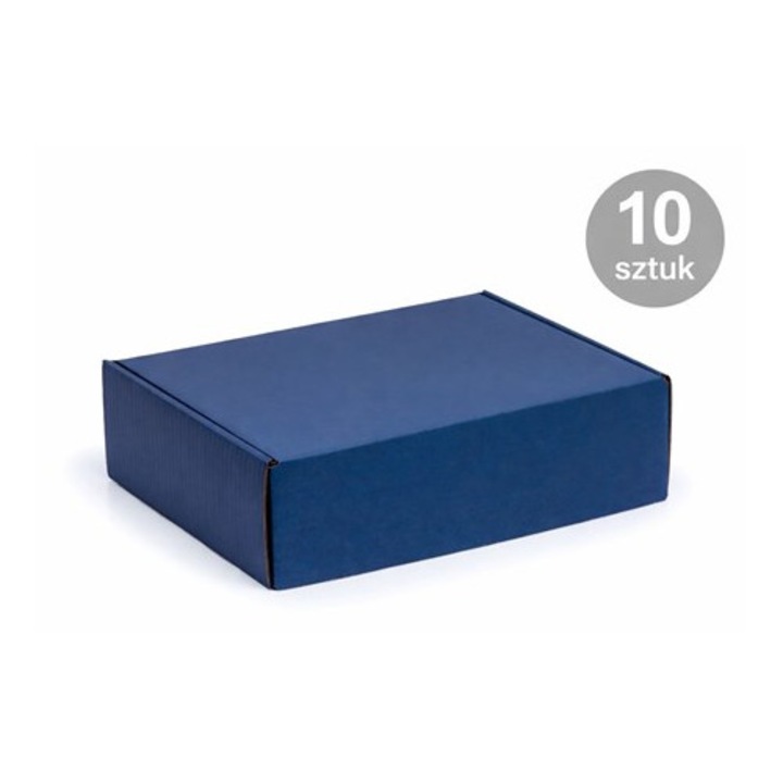 Set 10, Cutie NEOPAK pentru ambalare premium, tipar FEFCO 427, 330x250x100mm, Granat, inchidere fara banda