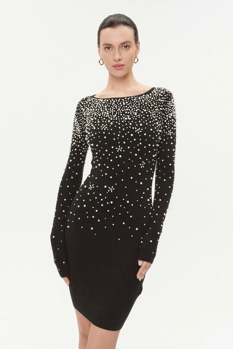 Rochie cocktail mini Guess by Marciano, Negru