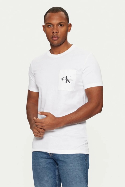 Férfi póló Calvin Klein Jeans J30J320936 2XS INTL Fehér