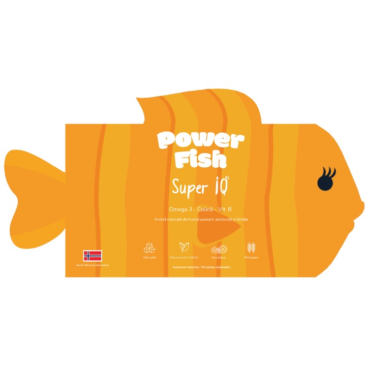 Jeleuri Pentru Dezvoltarea Functiei Cognitive, Super IQ Fete, Powerfish, 30 buc.