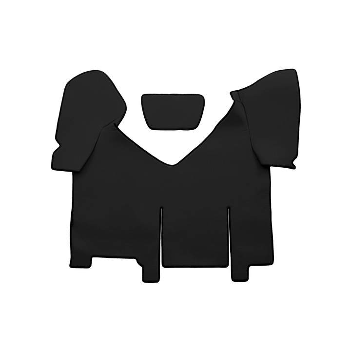 Covoraș central pentru tunel, F-CORE, ECO-PIELE S, cu frigider, negru, 01.2013-12.2016