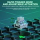 Клавиатура Gaming AULA WIN60 HE, Механична, 60%, Hall Effect, 8000Hz, Hot-Swappable, RGB, Черна