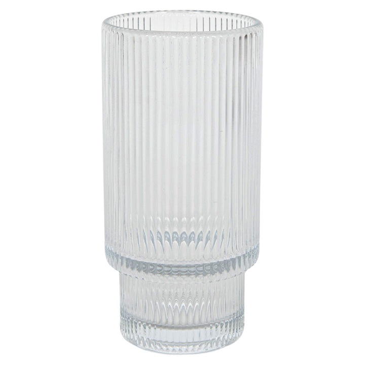 Pahar bauturi diverse 360ml LINES D.7 transparent