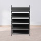 MetaloPro Bordeaux Rastel Vinuri Metalic pentru 60 Sticle, Design Industrial Robust, Ideal pentru Bucatarie, Pivnita sau Bar, 170x100x30 cm, Negru