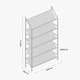 MetaloPro Bordeaux Rastel Vinuri Metalic pentru 60 Sticle, Design Industrial Robust, Ideal pentru Bucatarie, Pivnita sau Bar, 170x100x30 cm, Negru