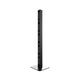 MetaloPro Stellen Suport Metalic pentru 10 Sticle de Vin, Raft Depozitare Verticala 100x26x26 cm, Design Minimalist Negru