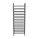 MetaloPro Jerez Rastel Metalic pentru 77 Sticle de Vin, Suport Podea 170x60x30 cm, Depozitare Orizontala, Design Industrial Modern, Negru Mat