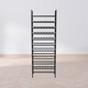MetaloPro Jerez Rastel Metalic pentru 77 Sticle de Vin, Suport Podea 170x60x30 cm, Depozitare Orizontala, Design Industrial Modern, Negru Mat