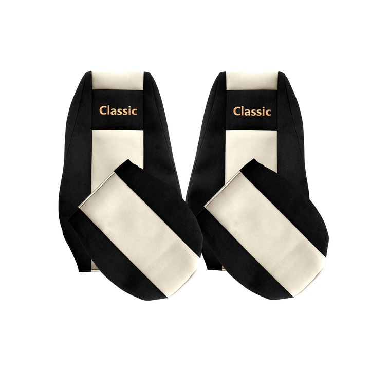 Camion Huse scaune, F-CORE, pentru RENAULT PREMIUM II 01.05-12.13, Sofer integrat, Pasager integrat, Sampanie