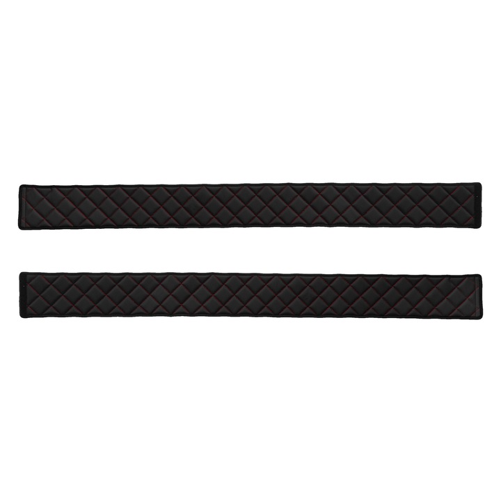 Camion Huse baza scaun, F-CORE, pentru RENAULT T 01.14-04.21, Negru/Rosu