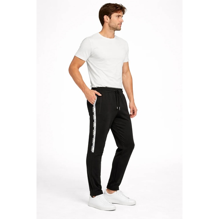 Pantaloni de trening Guess X3RQ04, Negru