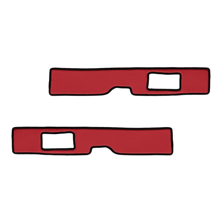 Camion Huse baza scaun, F-CORE, pentru DAF XF 106 01.14-09.21, Rosu