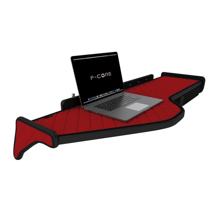 Teherautó Műszerfalasztal, F-CORE, az VOLVO FH 3 01.09-12.12, Hosszú, Fiókkal, LED panel 24V, Kesztyűtartó lyuk nélkül, Piros