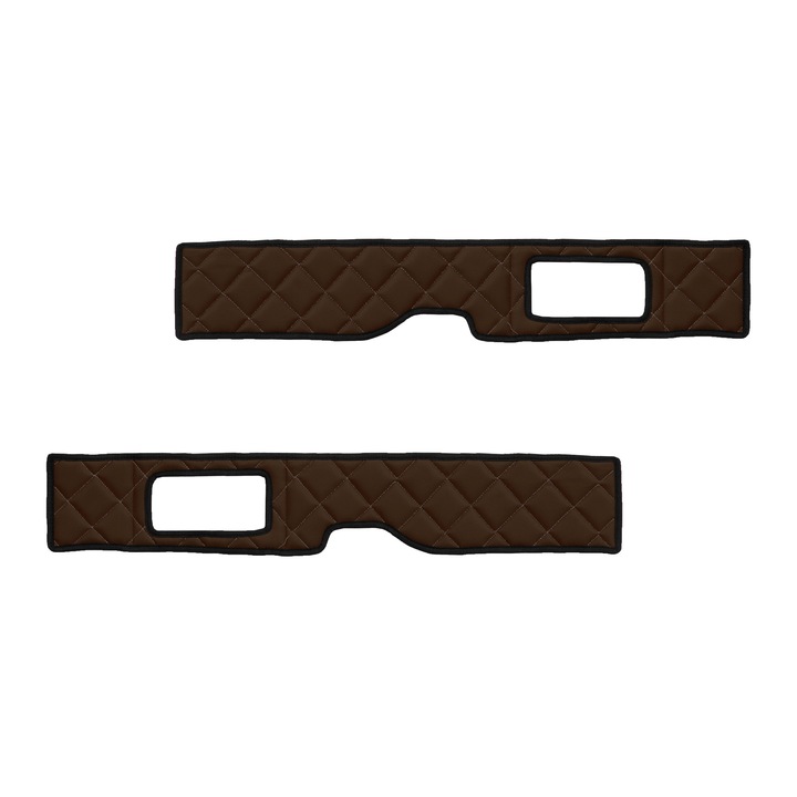 Camion Huse baza scaun, F-CORE, pentru DAF XF 106 01.14-09.21, Maro