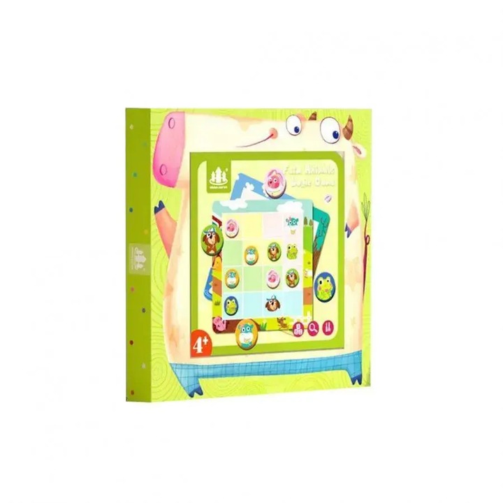 Joc educativ tip sudoku, Alessandro DESIGN, multicolor, lemn, pentru 5 ani