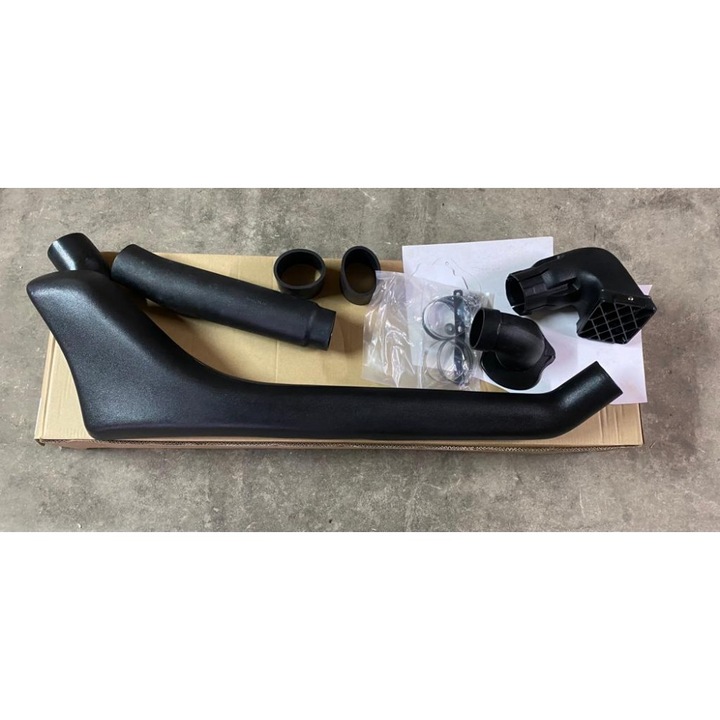 Snorkel Visoli Nissan GU Patrol Y61B 3.0/4.2L, negru, montaj stanga, anii 2000-2002