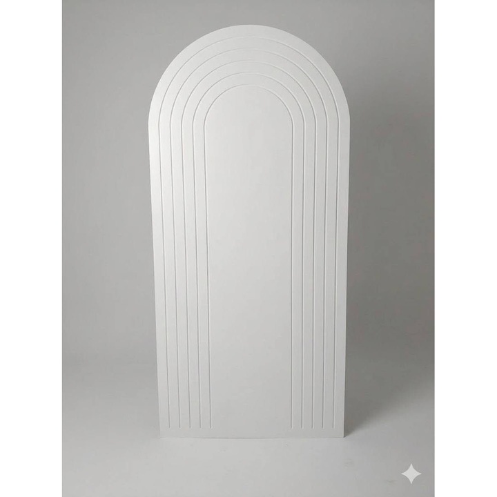 Panou fotocorner frezat 175 cm alb