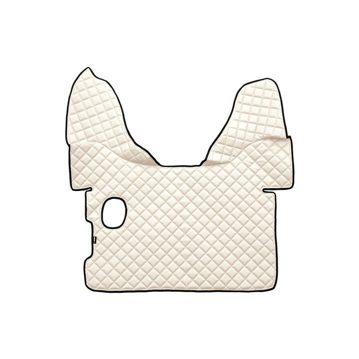 Covoras central pentru tunelul camionului, F-CORE, ECO-PIELE Q, piele ecologică, manual, sampanie