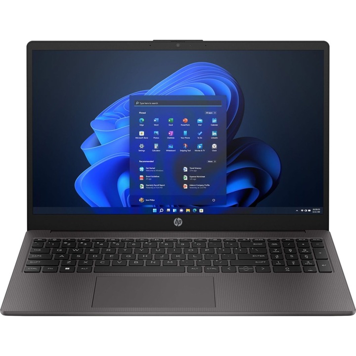 Laptop HP 255R G10, 15.6 inch 1920x1080, AMD Ryzen 3 7335U 4 C / 8 T, 3.0 GHz - 4.3 GHz, 2 MB 8 MB cache, 16 GB DDR5, 512 GB SSD, AMD Radeon Graphics, Windows 11 Home, Tastatura English, Negru