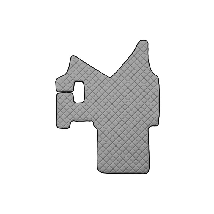 Covoras central pentru tunel, F-CORE, Eco-Piele Q, manual, gri, 10mm