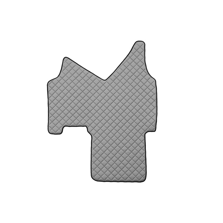 Covoraș central pentru tunel, F-CORE, ECO-PIELE Q, gri, pentru camion IVECO STRALIS, automată, cabană largă