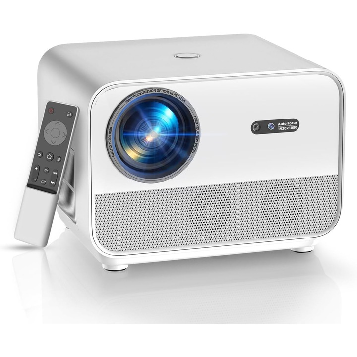 Videoproiector FunFlix A1, Full HD 1080p, suport 4K, Wi-Fi, Bluetooth, 700 ANSI, 16:9